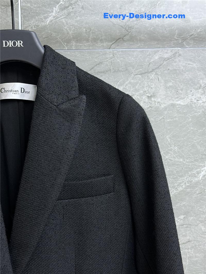 D10r lapel single-breasted suit jacket