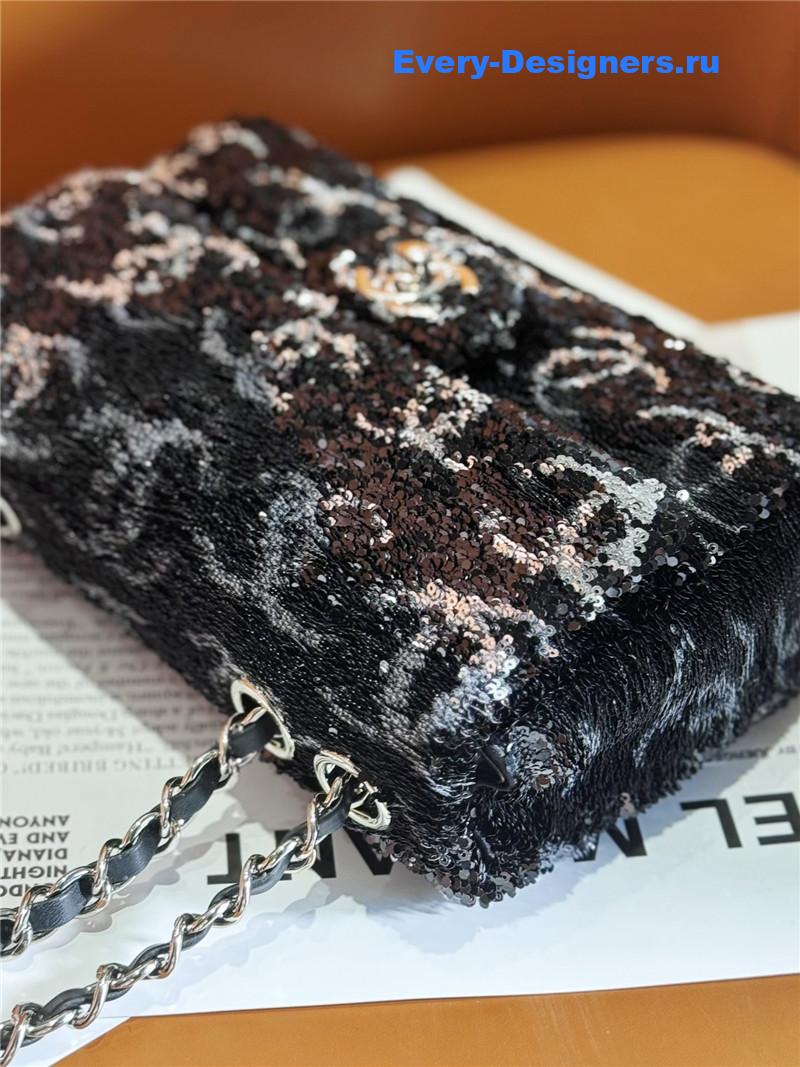 Ch**el cf sequin bag