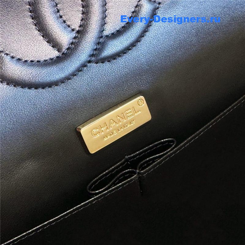 Ch**el limited edition embroidered twill cf bag