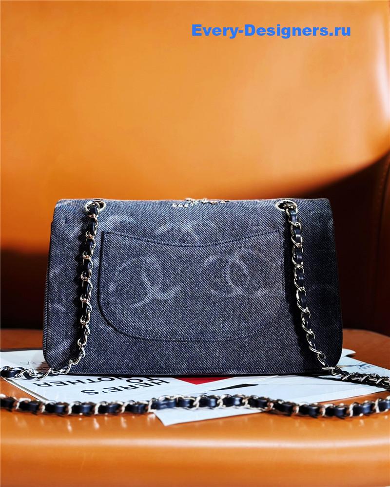 Ch**el denim beading sequins cf bag