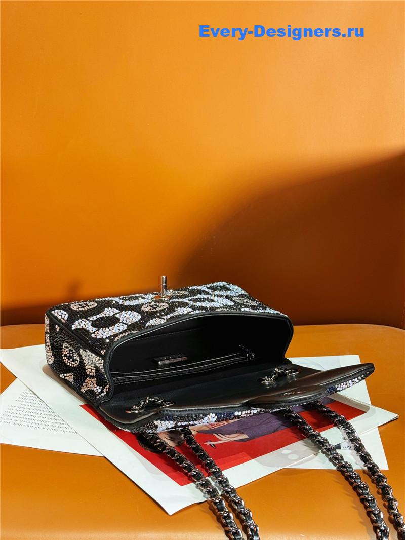 Ch**el limited edition camellia cf bag small