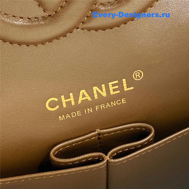 Ch**el brown suede cf flap bag