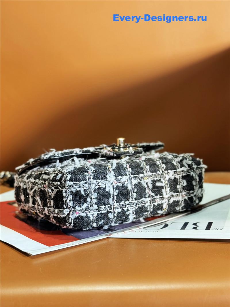 Ch**el love Ch**el logo flap bag