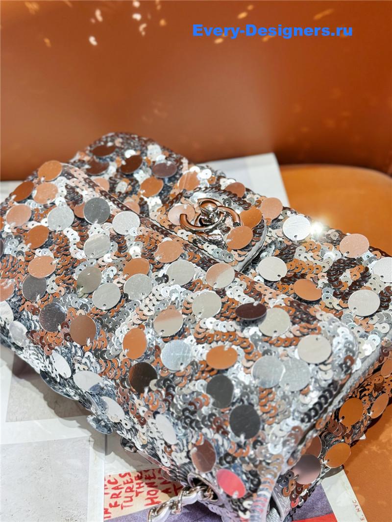 Ch**el cf sequin bag