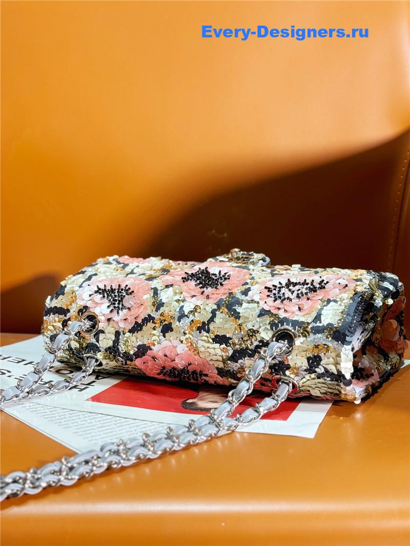 Ch**el limited edition cf sequin bag