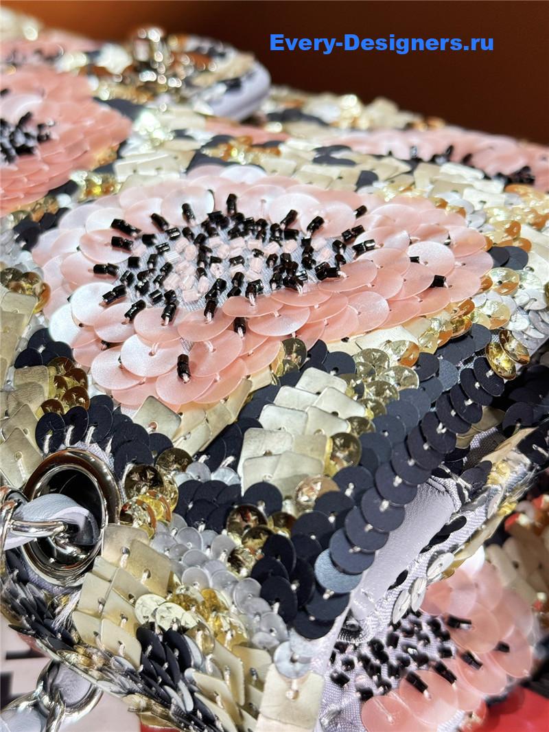 Ch**el limited edition cf sequin bag