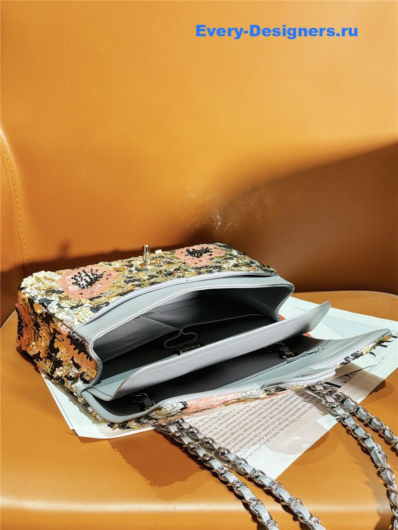 Ch**el limited edition cf sequin bag