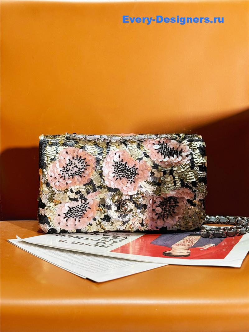 Ch**el limited edition cf sequin bag