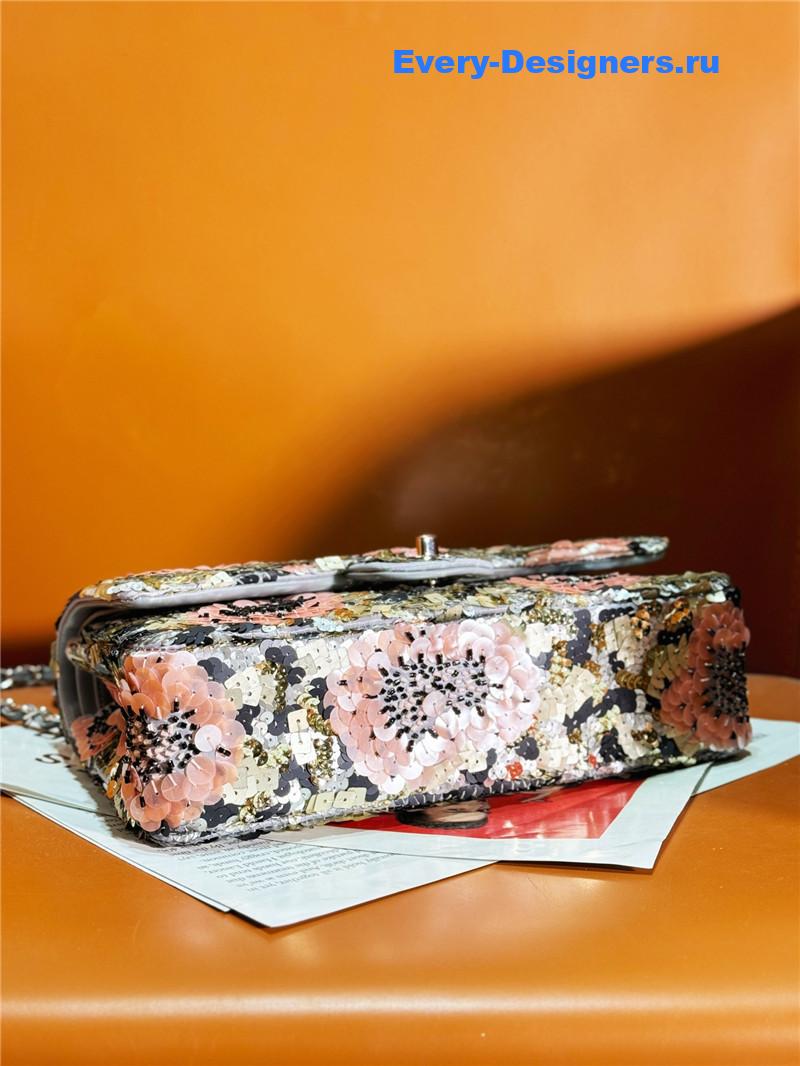 Ch**el limited edition cf sequin bag