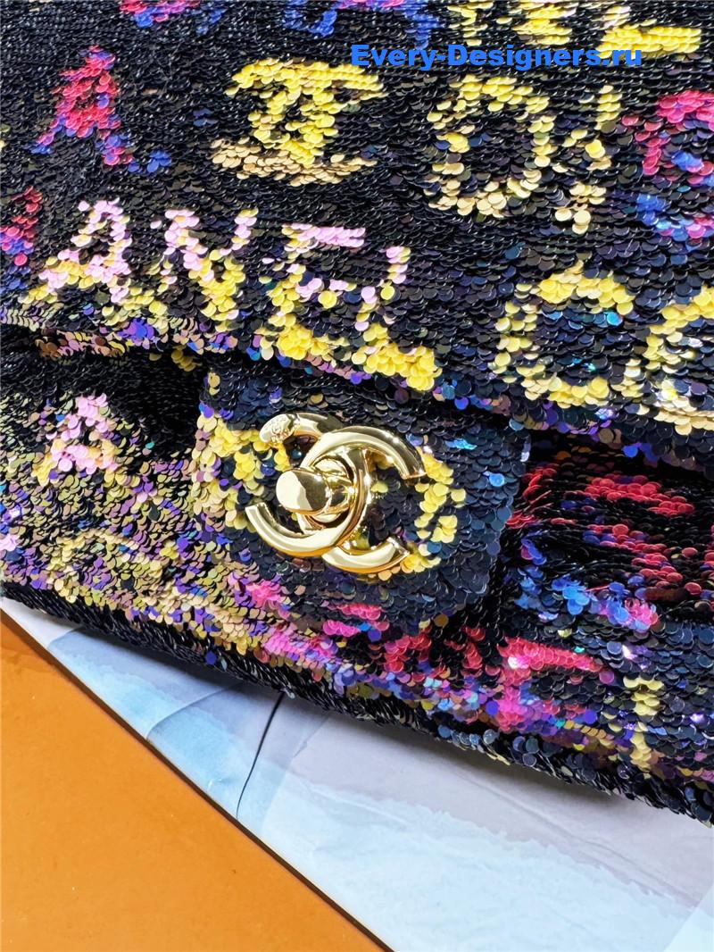Ch**el sequin cf bag