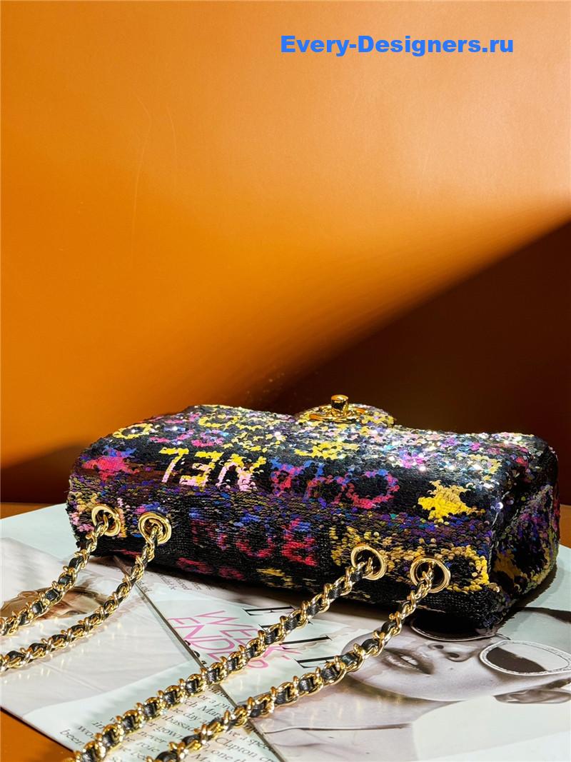 Ch**el sequin cf bag