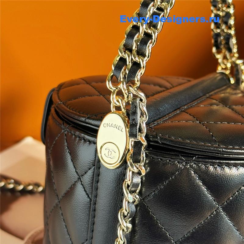 Ch**el handle cosmetic bag