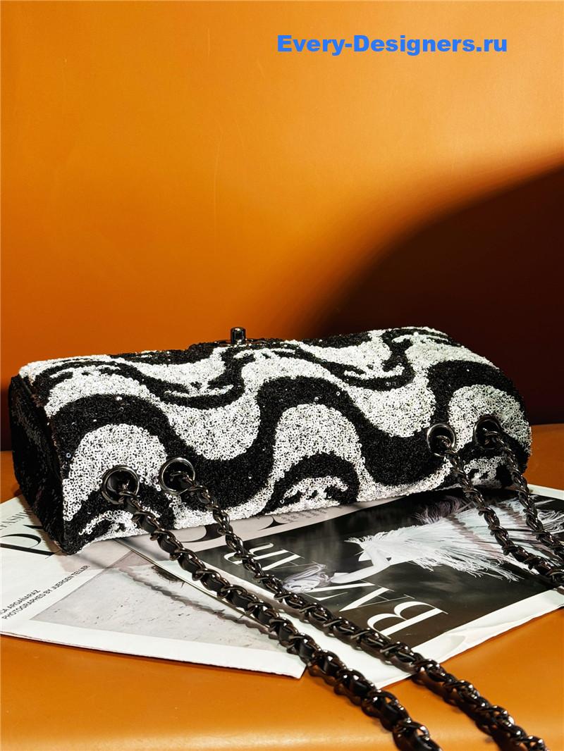 Ch**el panda sequin cf bag