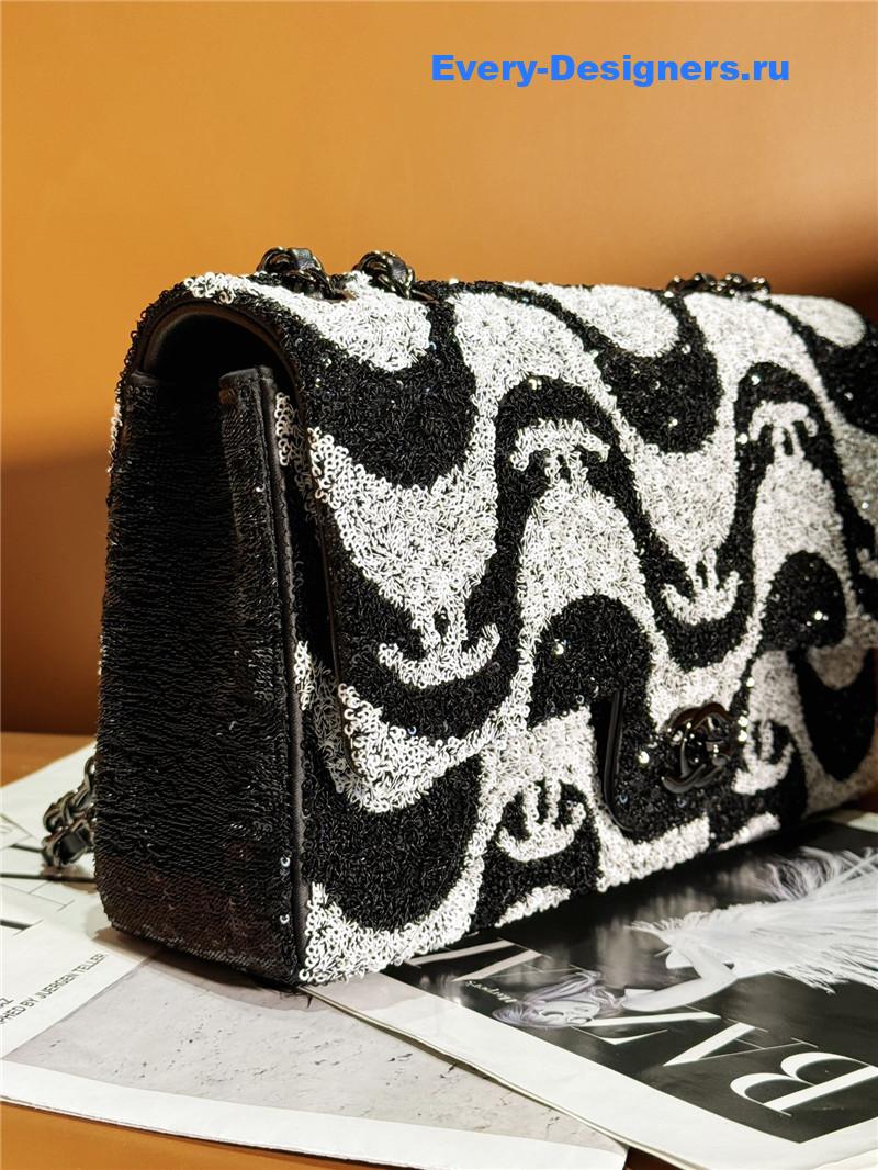 Ch**el panda sequin cf bag