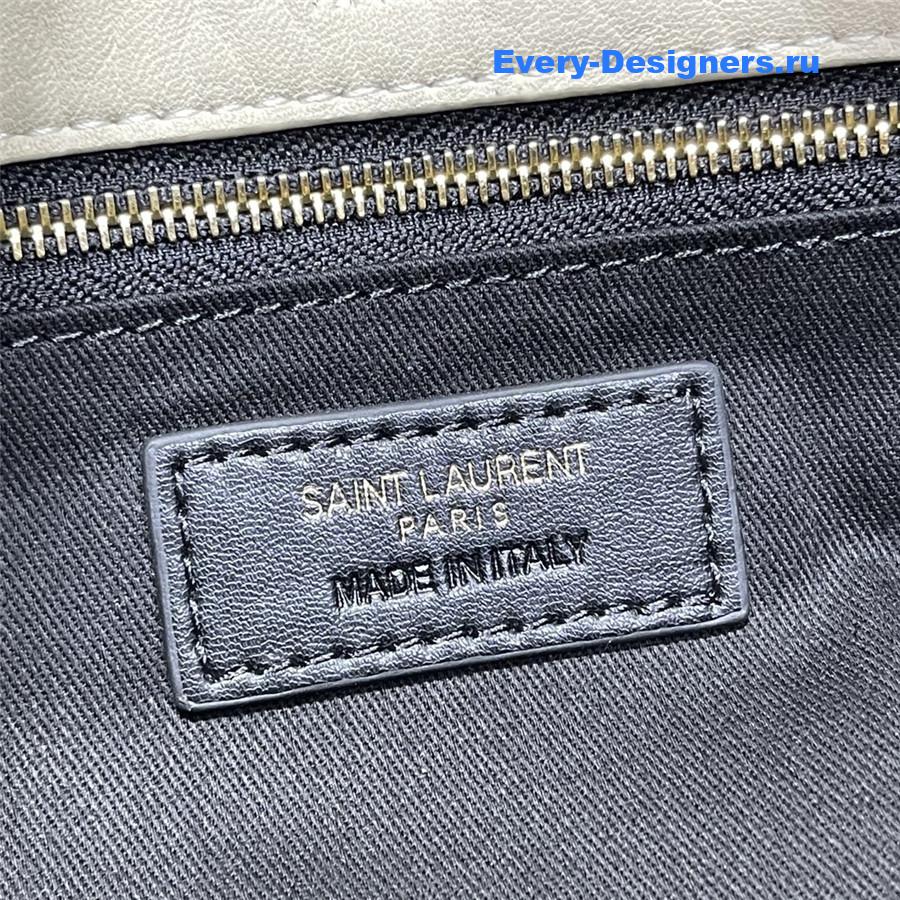 Sa1nt Lau*nt y51 envelope pouch clutch in beige