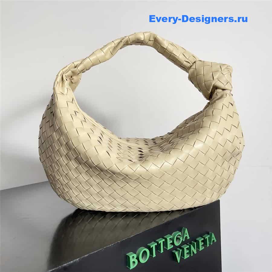 b0tt*ga Ven*ta beige jodie bag large