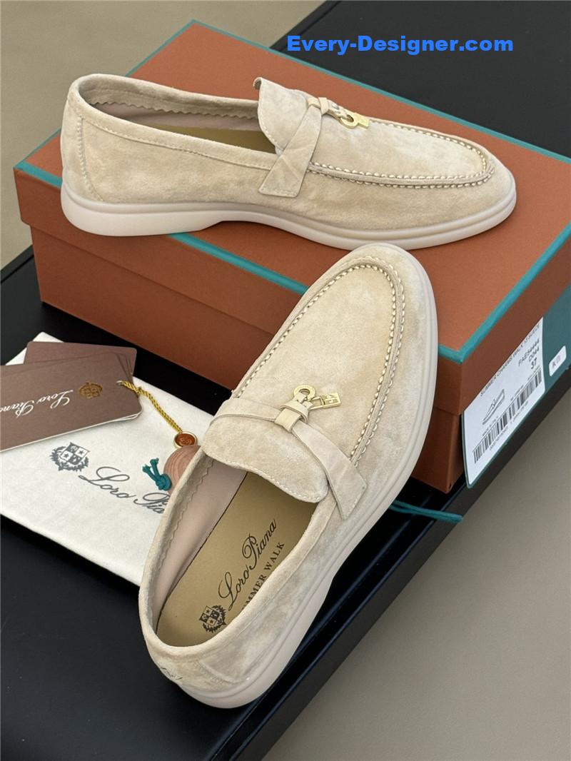 L0r0 P1ana walk cashmere loafers