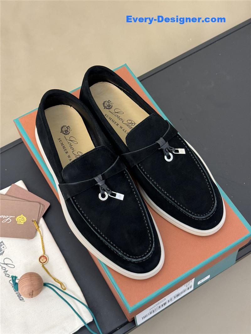 L0r0 P1ana walk cashmere loafers