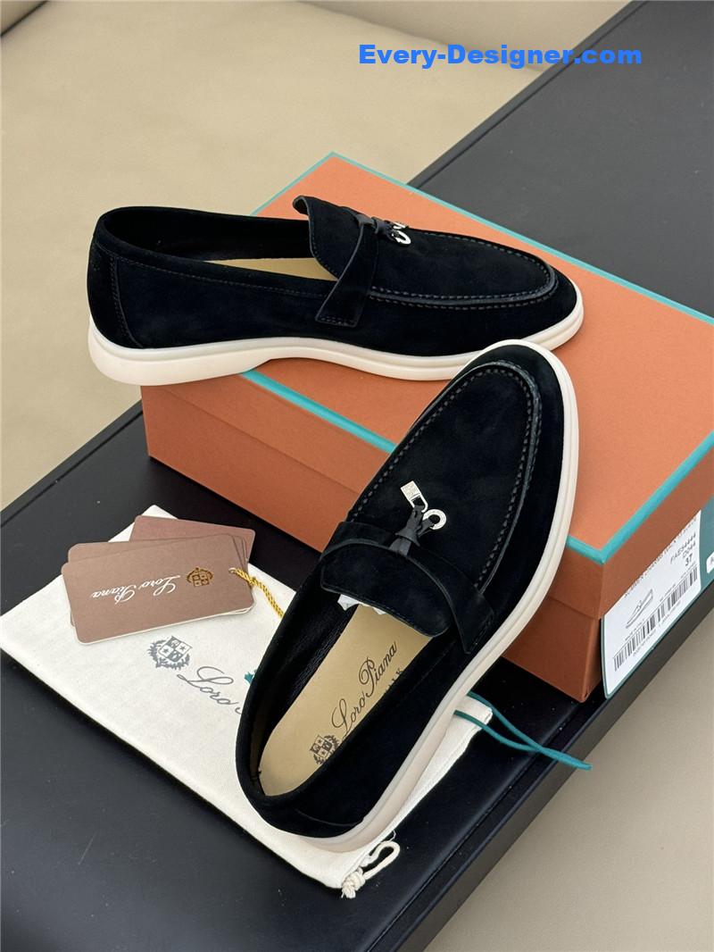 L0r0 P1ana walk cashmere loafers