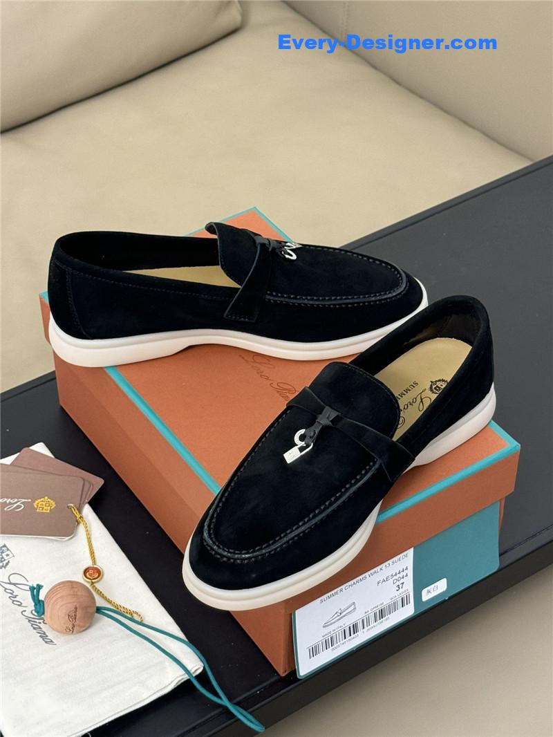 L0r0 P1ana walk cashmere loafers