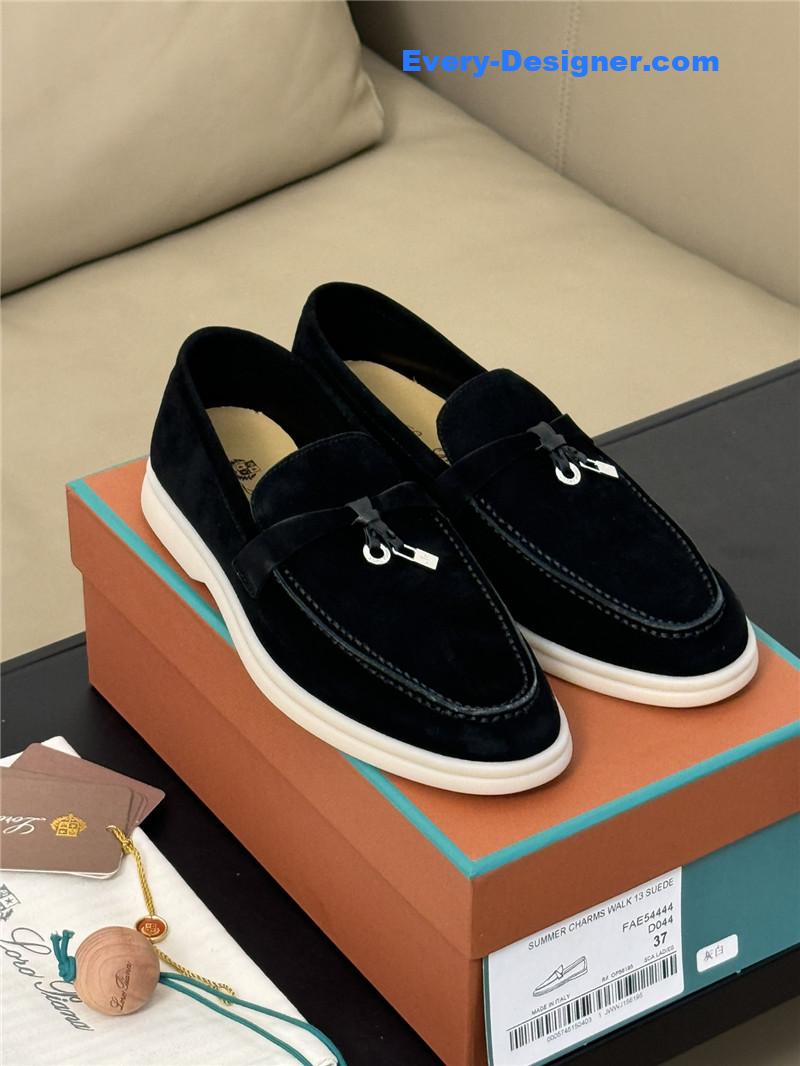L0r0 P1ana walk cashmere loafers