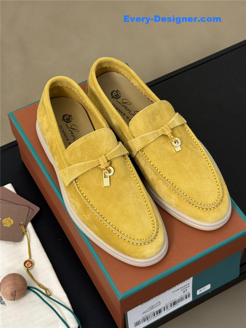 L0r0 P1ana walk cashmere loafers