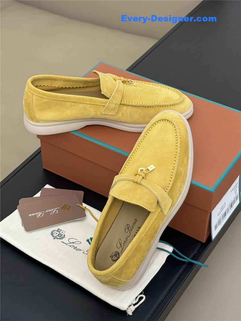 L0r0 P1ana walk cashmere loafers