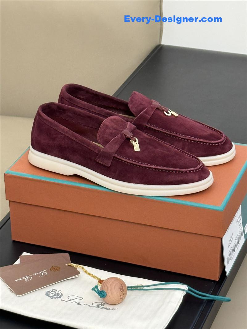 L0r0 P1ana walk cashmere loafers