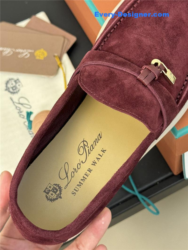 L0r0 P1ana walk cashmere loafers