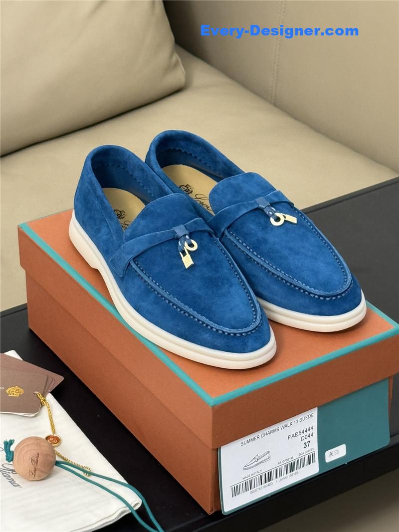 L0r0 P1ana walk cashmere loafers