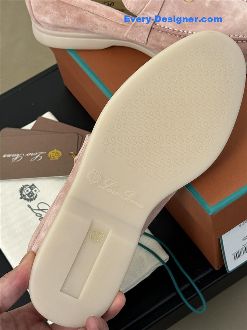 L0r0 P1ana walk cashmere loafers