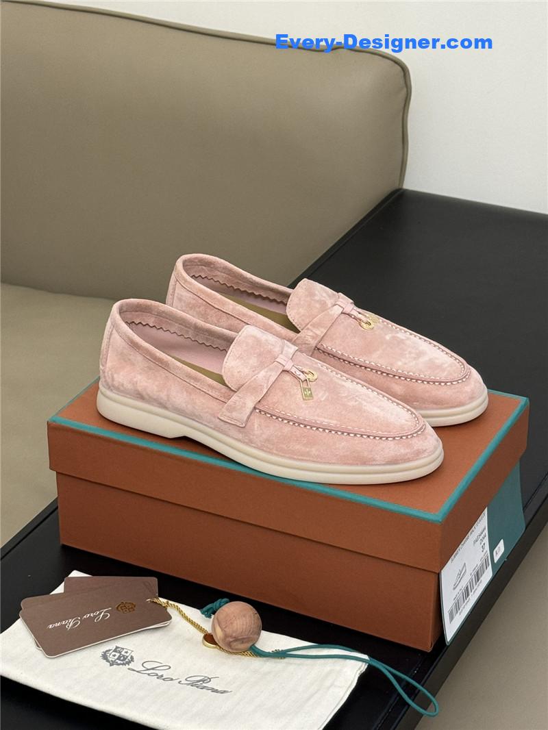 L0r0 P1ana walk cashmere loafers