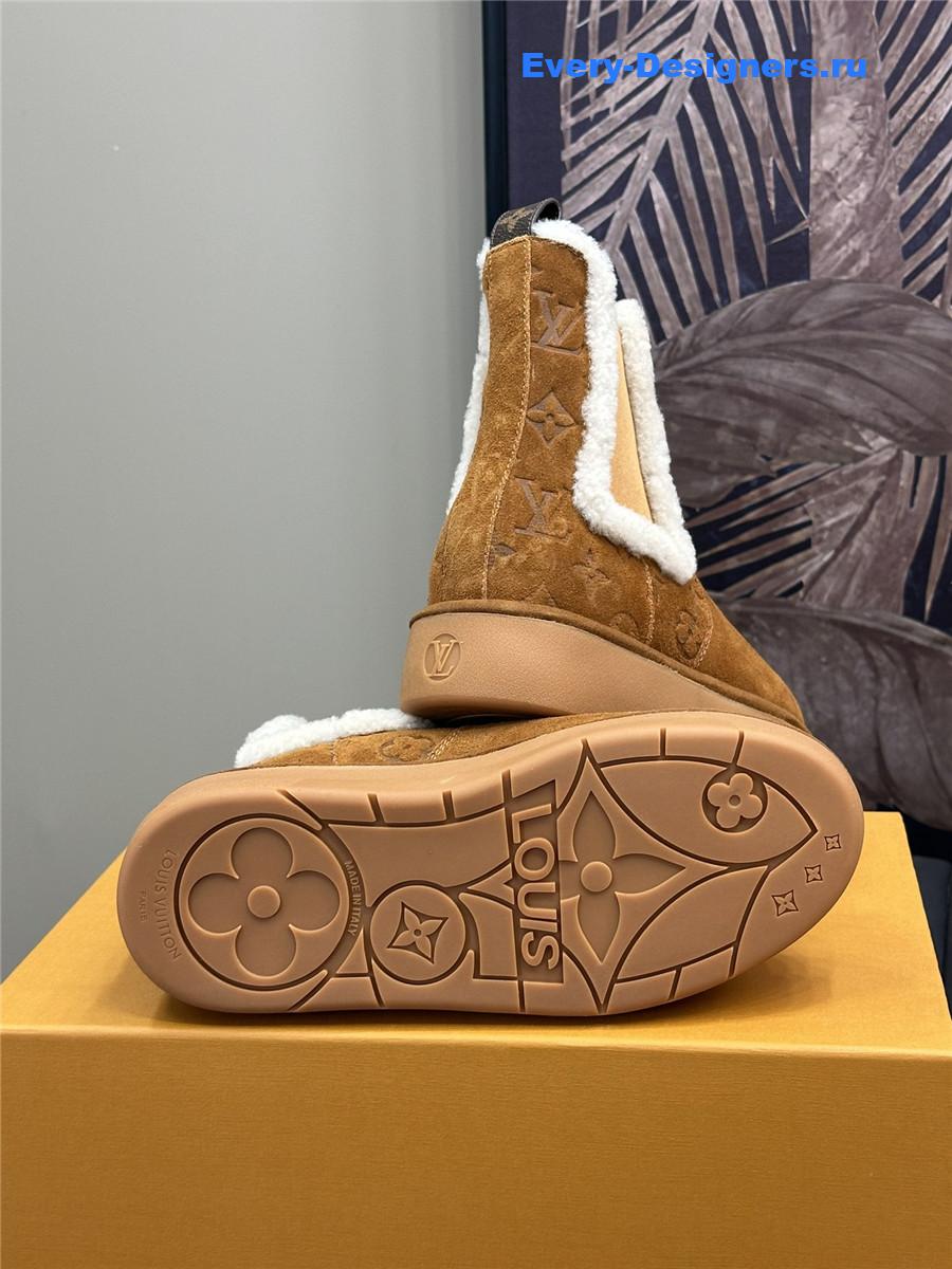 l0vis Vvtt0n lv brown platform fur boots