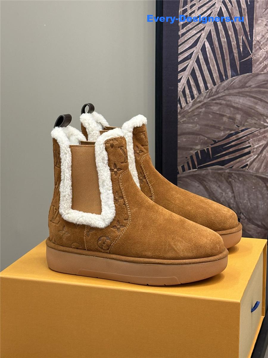 l0vis Vvtt0n lv brown platform fur boots