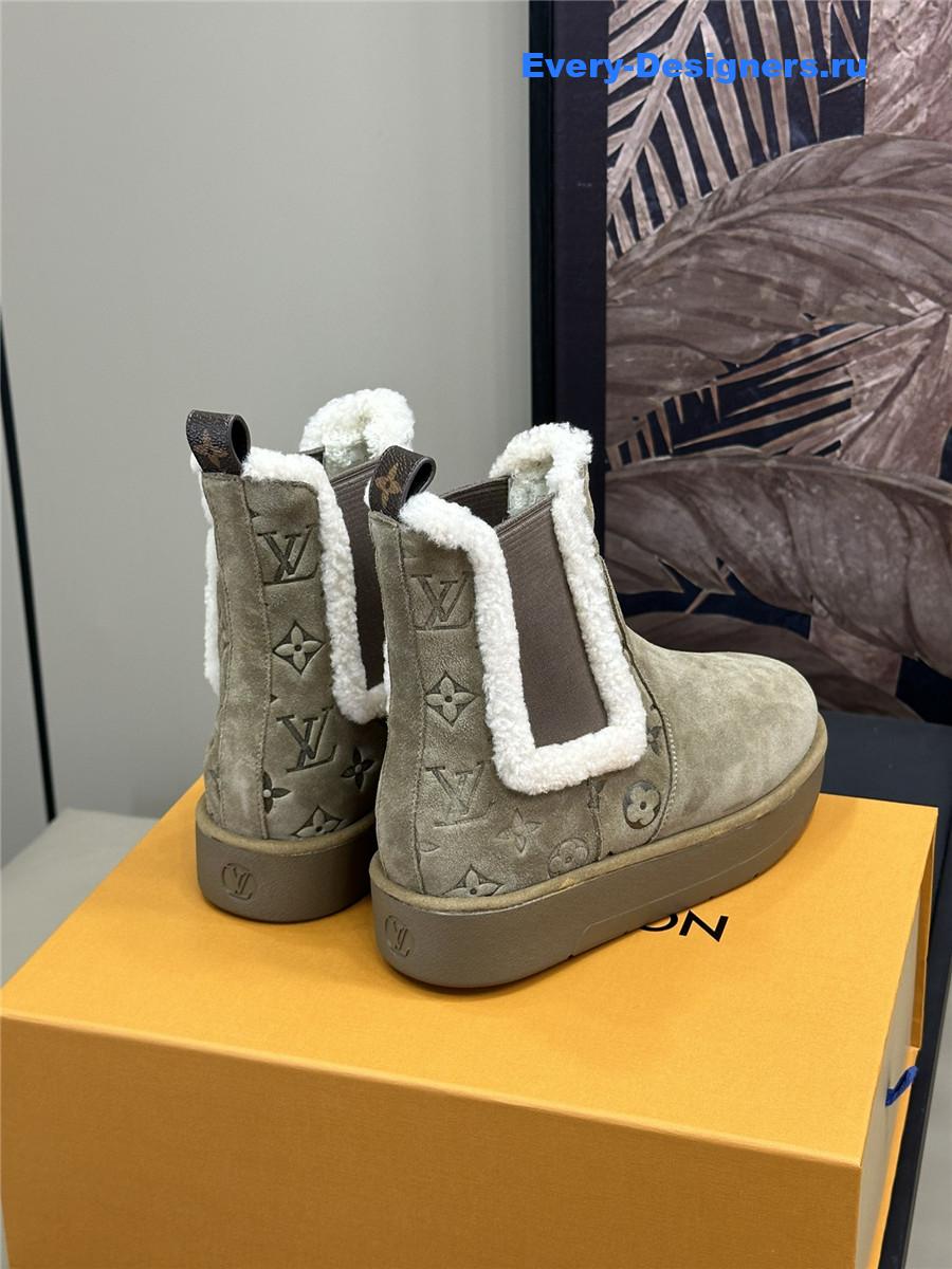 l0vis Vvtt0n lv gray platform fur boots