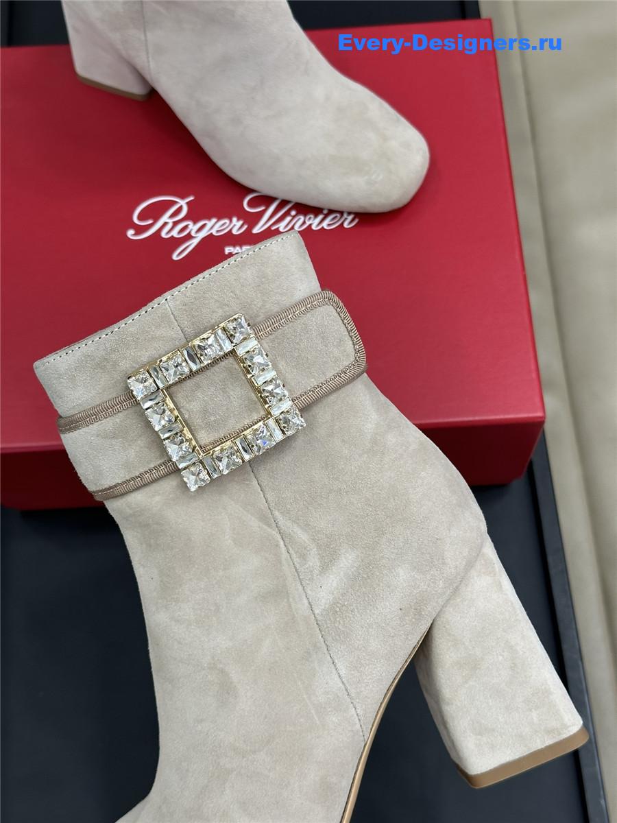 Roger Vivier Suede Ankle Boots