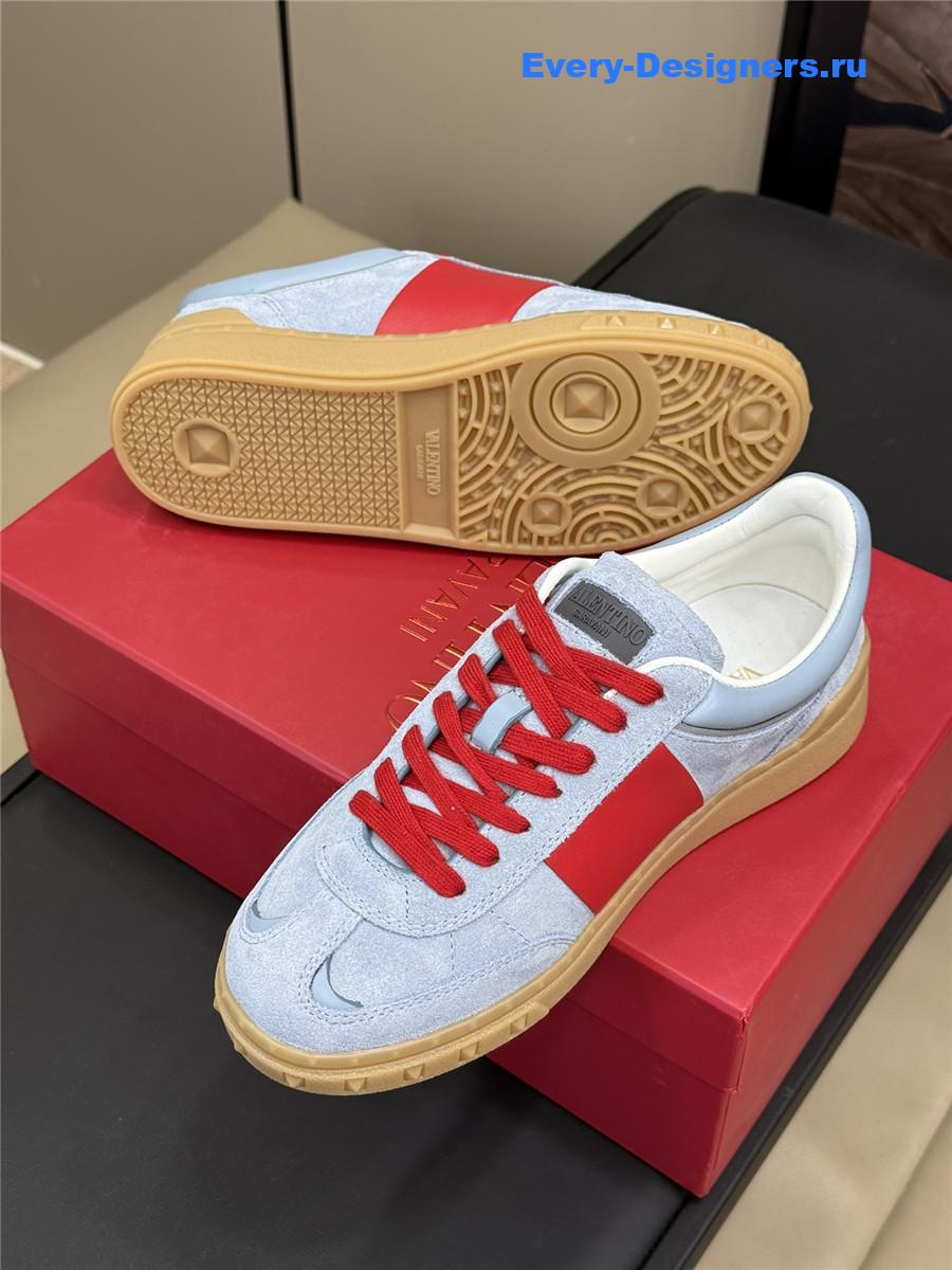 Va1e*ntin0 red blue low-top sneakers