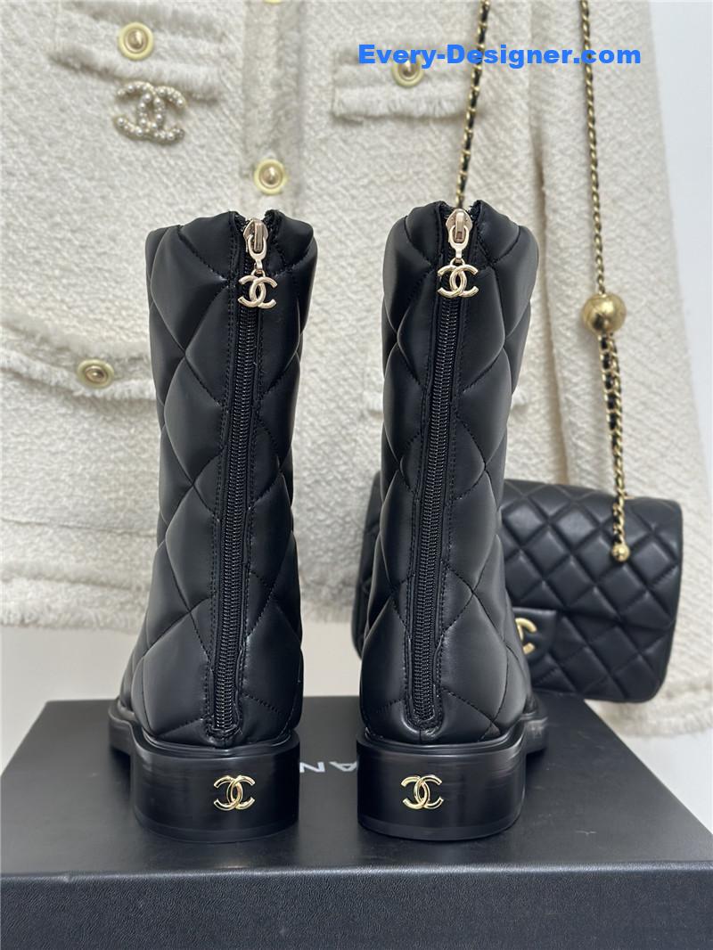 CC rhombus platform boots