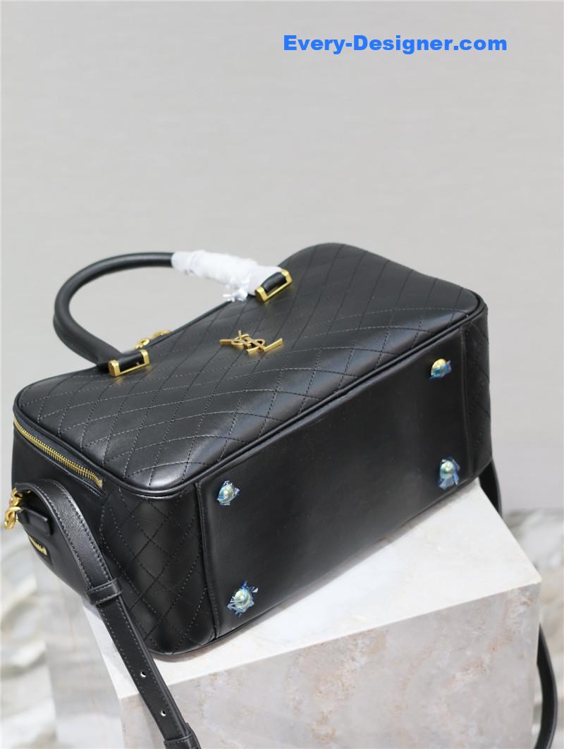 Y51 liya leather duffle bag