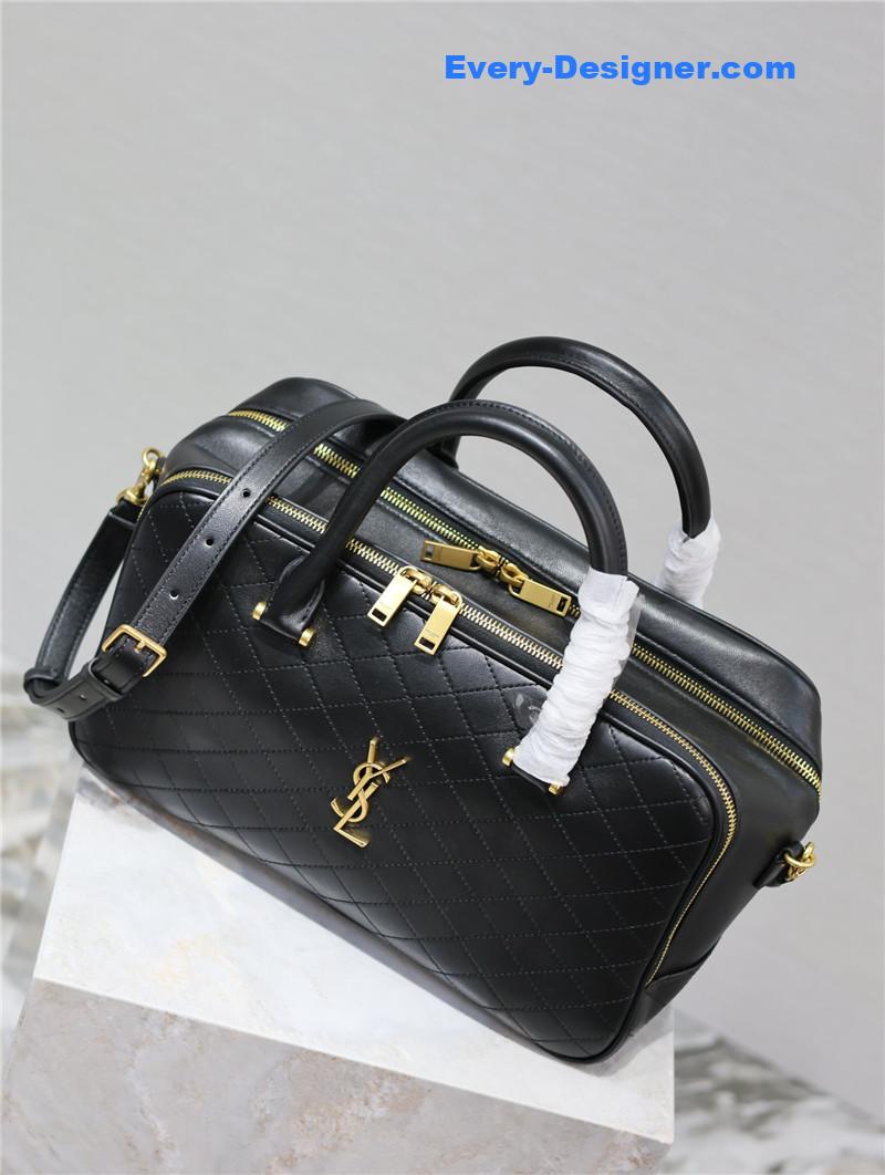 Y51 liya leather duffle bag