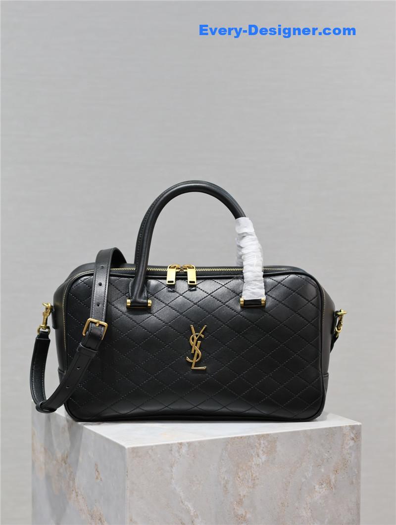 Y51 liya leather duffle bag
