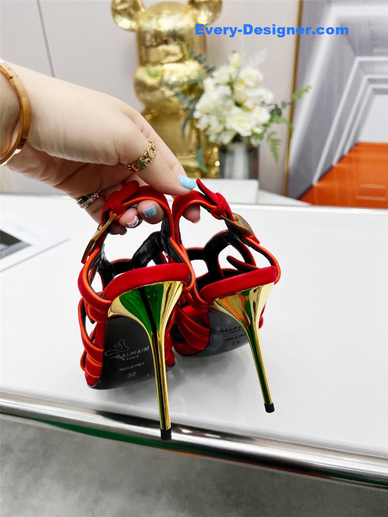 Balmain’s new catwalk cutout sandals