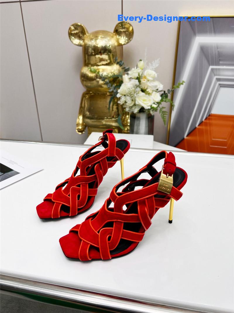 Balmain’s new catwalk cutout sandals