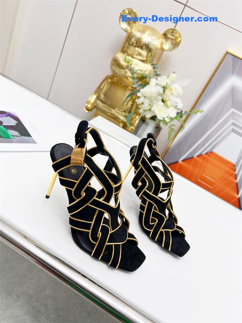 Balmain’s new catwalk cutout sandals