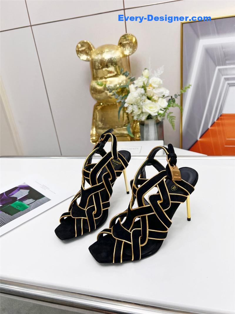 Balmain’s new catwalk cutout sandals