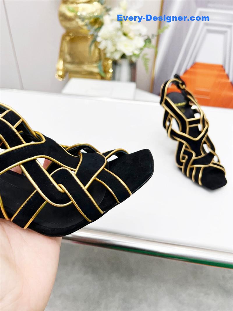 Balmain’s new catwalk cutout sandals