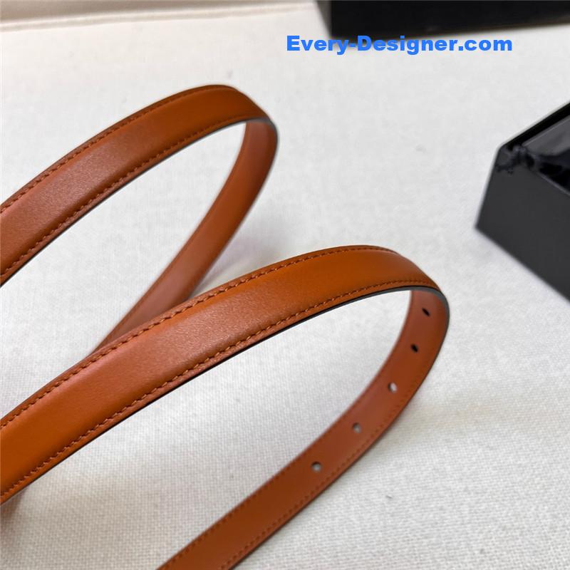 Y51 leather heart pin buckle belt