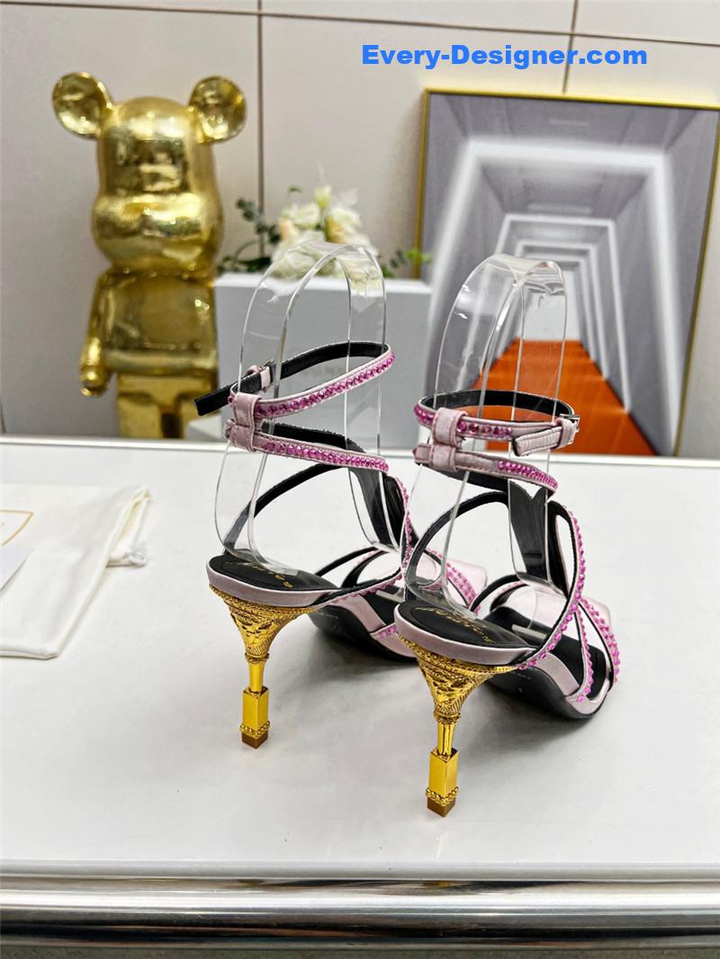 Balmain metal heel sandals