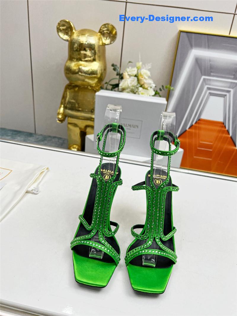 Balmain metal heel sandals