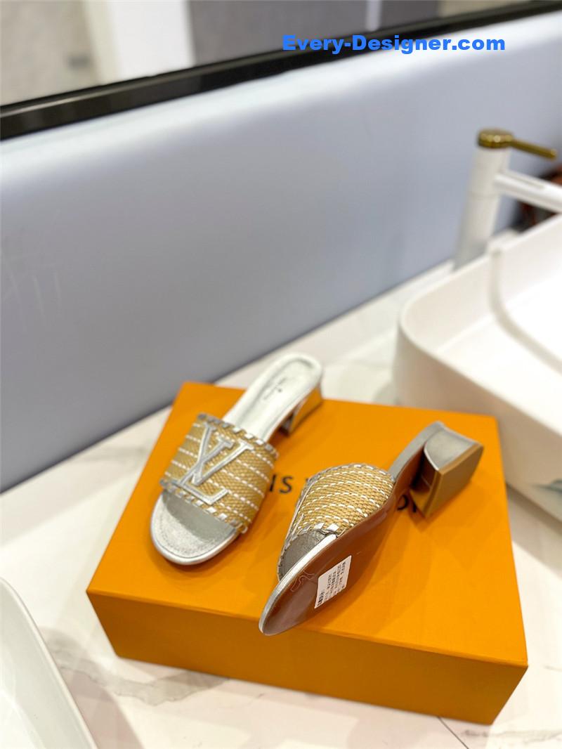 l0vis Vvtt0n lv catwalk style british retro slippers